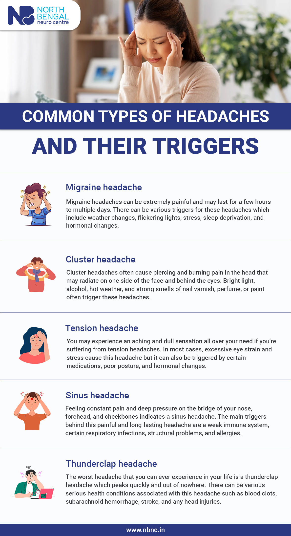 Common Types of Headaches and Their Triggers